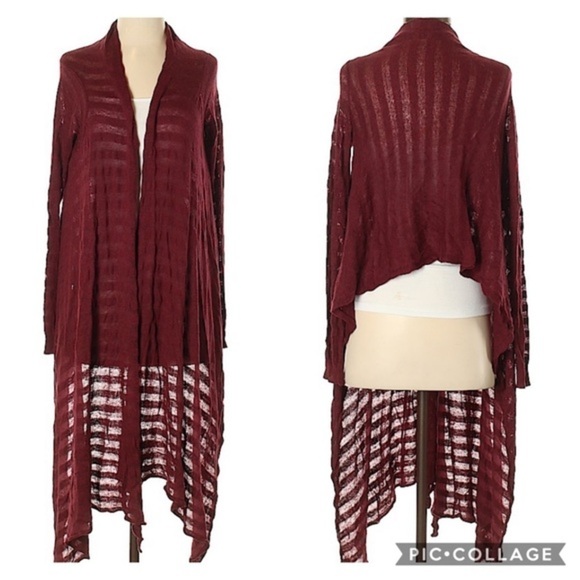 Moda International Drape Long Sleeve Cardigan - Picture 1 of 4